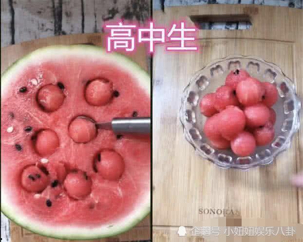 格尔木初中吃瓜,瓜香四溢，校园生活趣味盎然